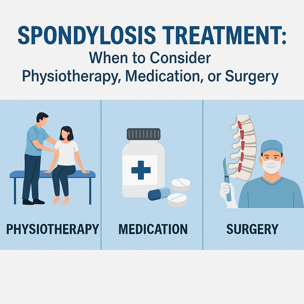 Spondylosis Treatment: When to Consider Physiotherapy, Medication, or Surgery