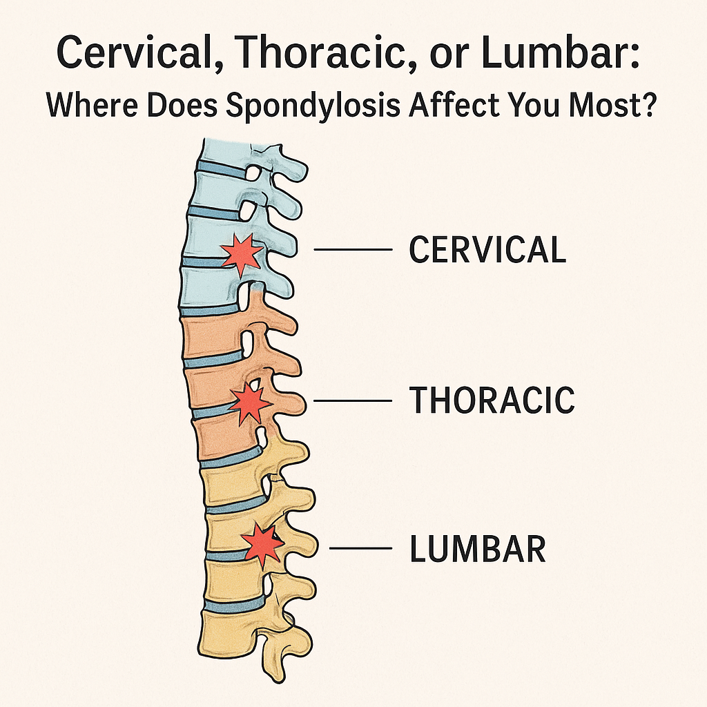 Cervical, Thoracic, or Lumbar: Where Does Spondylosis Affect You Most?