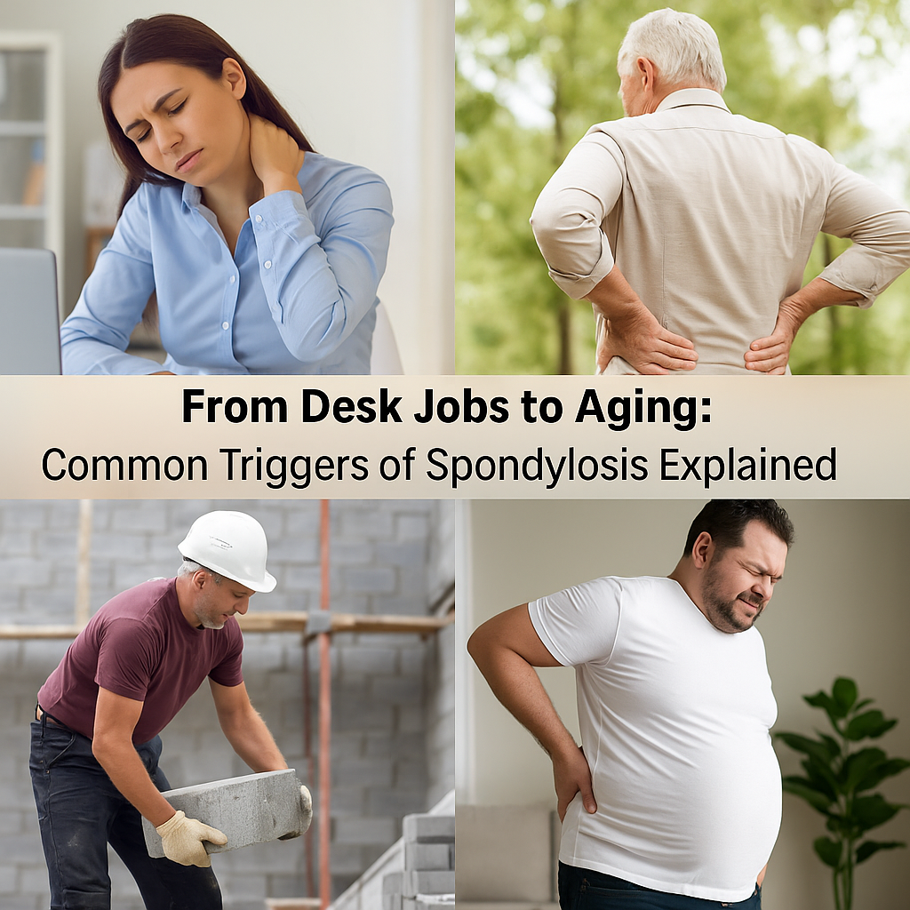 From Desk Jobs to Aging: Common Triggers of Spondylosis Explained